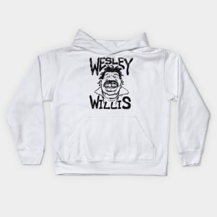 Retro Wesley Willis Kids Hoodie